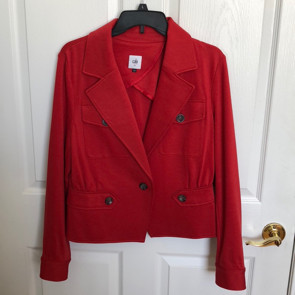 CAbi red jacket 10